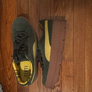 Puma Yellow and Orange Platform Men Fenty Deadstock